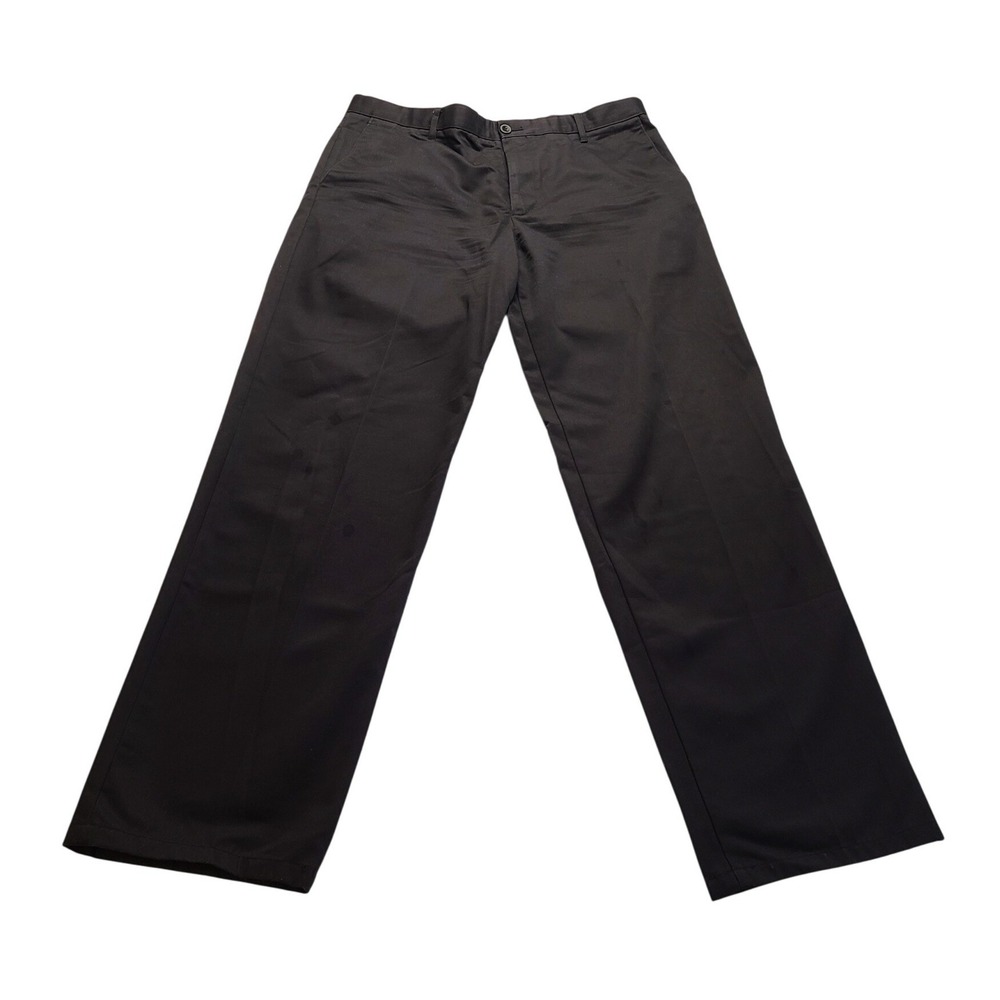 Dockers Classic Fit D3 Chino Pants Black Cotton Men's 36x34‎ Flat Front Office